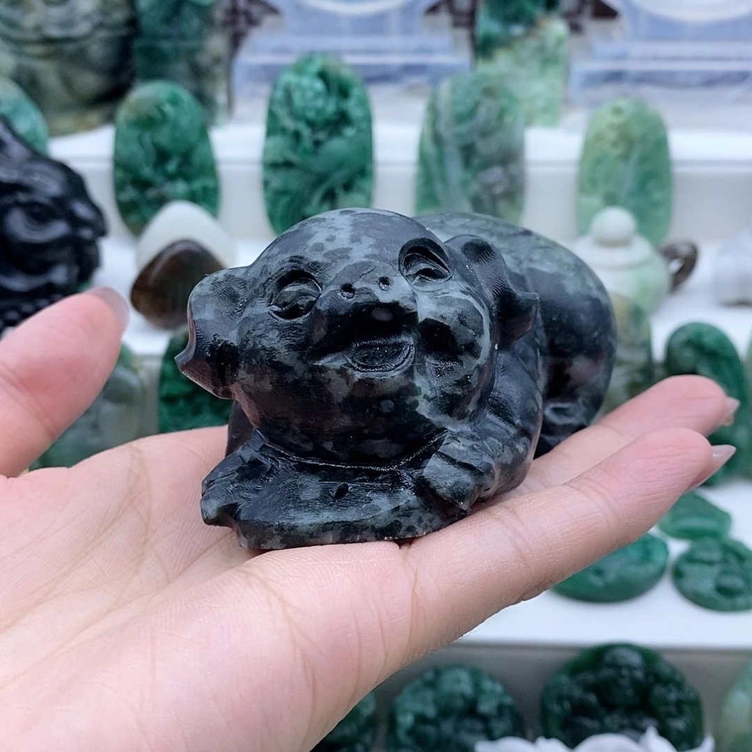 独山玉未镶嵌颈饰