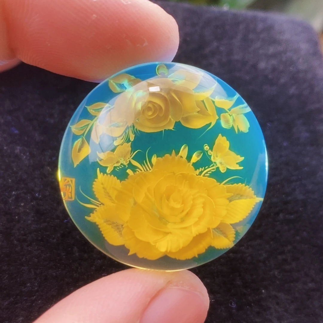 【闪购商品】蓝珀吊坠(不含链)未镶嵌