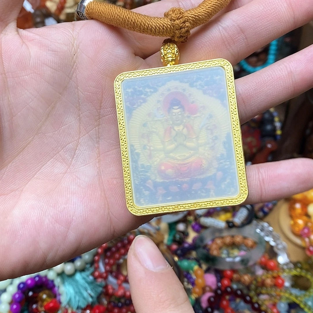 滴血莲花菩提吊坠