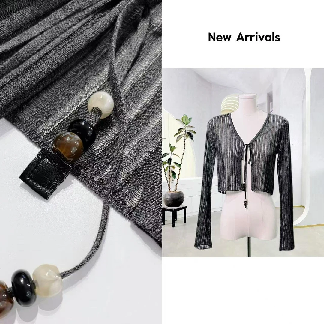 【25夏季】清透薄针织开衫  F111