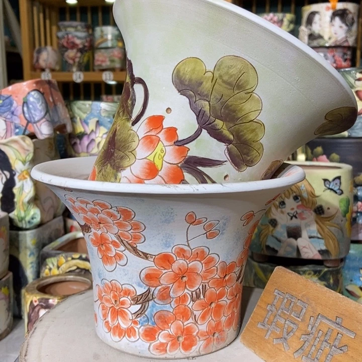 红陶景德镇艺术手绘作品