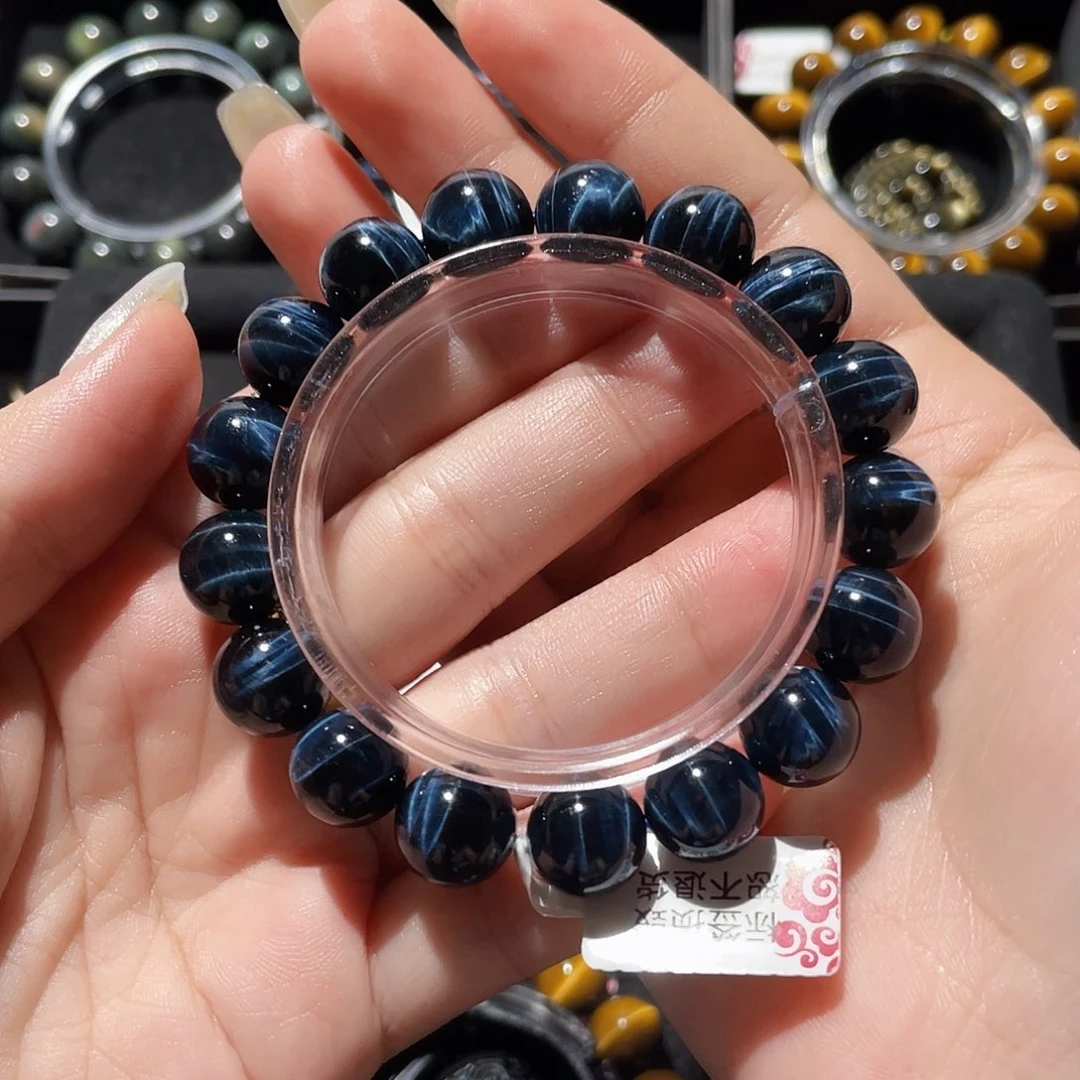 晚***.木变石（虎睛石）手链未镶嵌