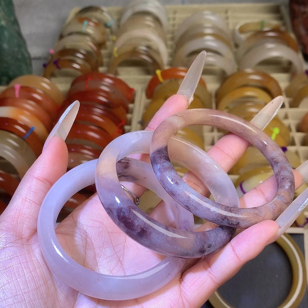 石英质玉（黄龙玉）未镶嵌手镯