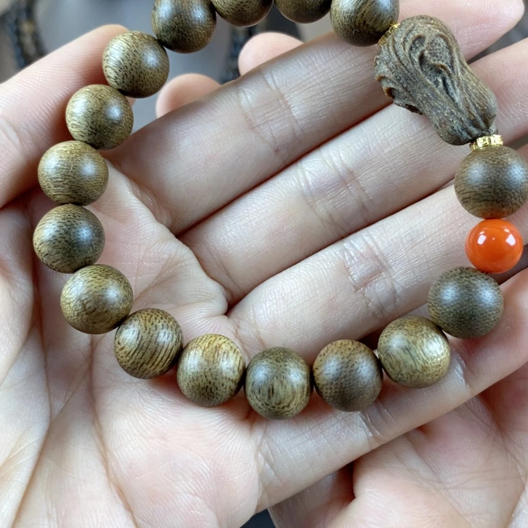 沉香手串文莱卡10mm单圈