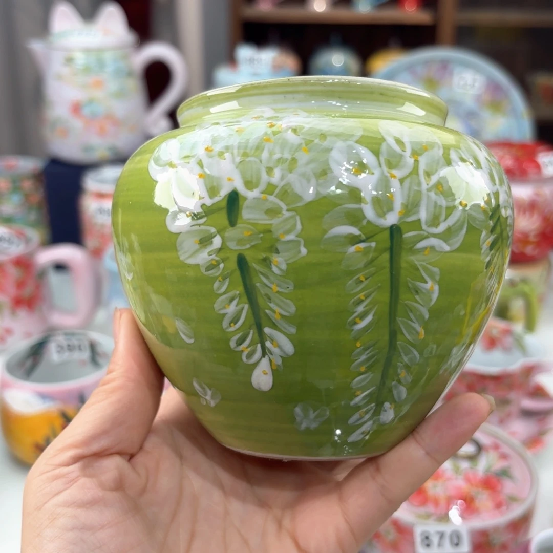 景德镇手绘高温釉下彩陶瓷茶具