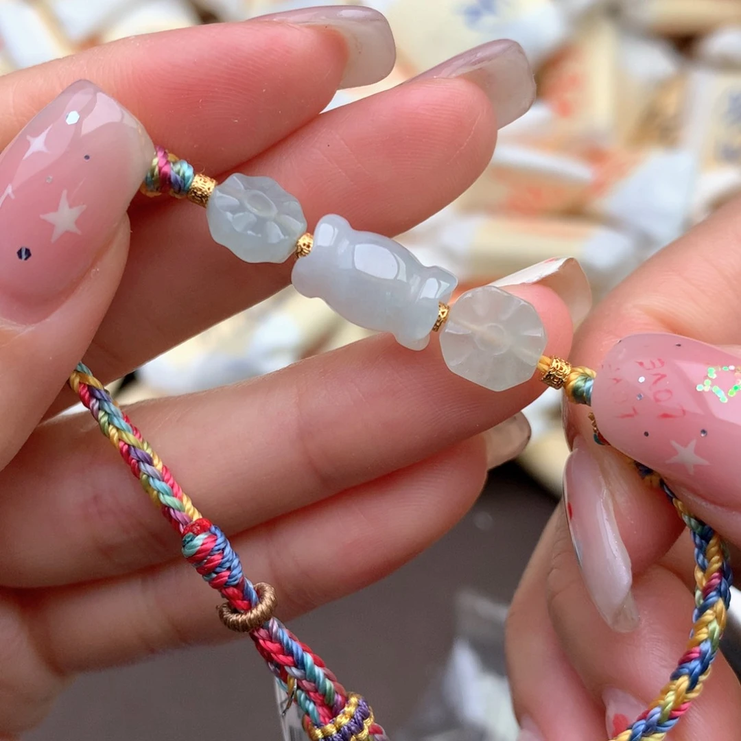 【闪购商品】翡翠手绳未镶嵌一