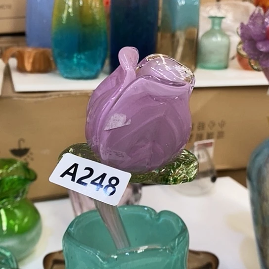 琉璃粉色玫瑰花骨朵