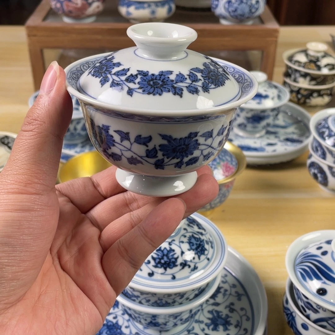 景德镇手工手绘陶瓷茶具