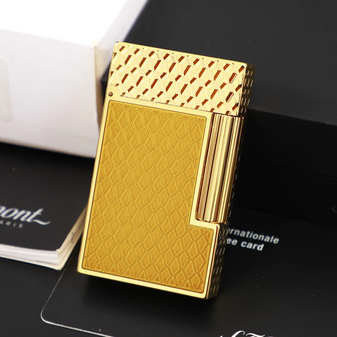 未使用都家玑镂工艺国风色彩系列气体朗声打火机C16457