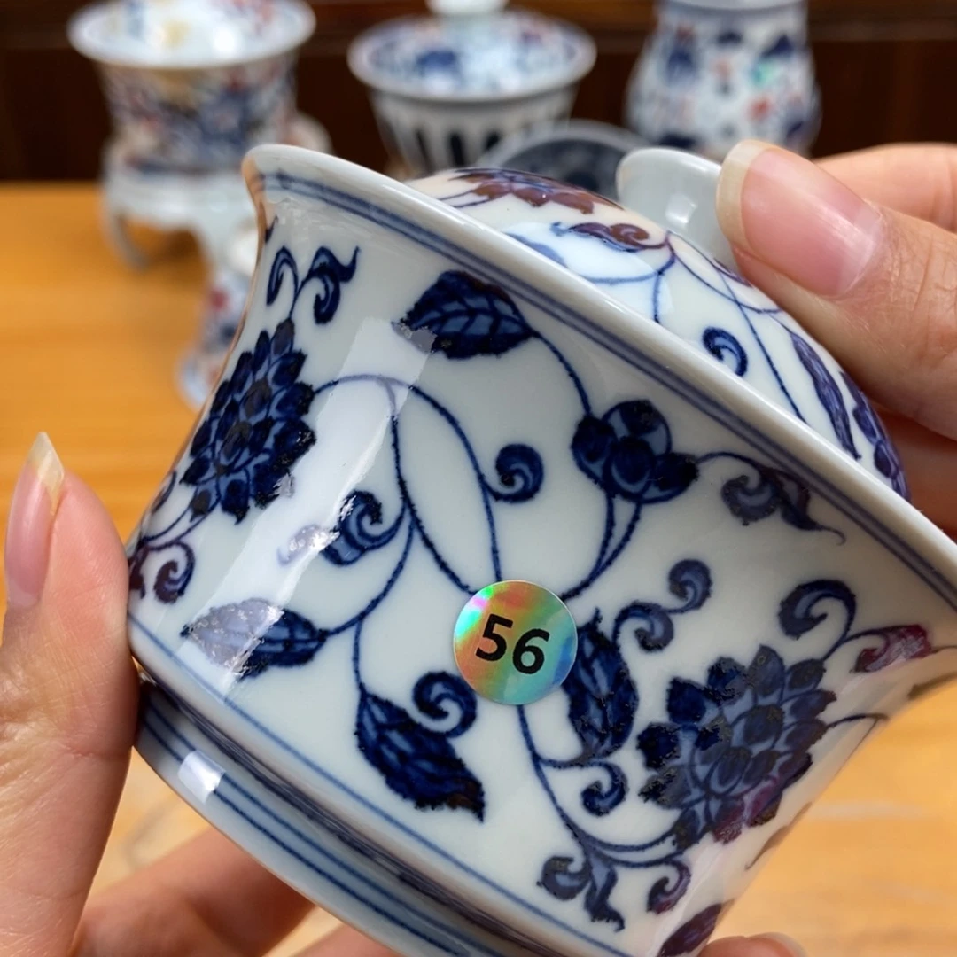 手绘现代茶具非古董