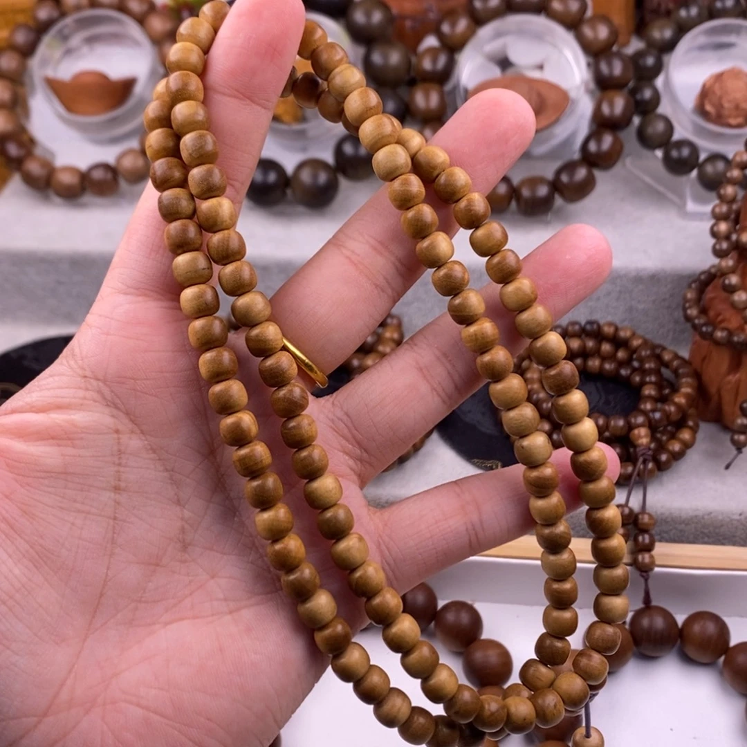 手串/手链檀香木6.7老型焦糖瑕疵福利
