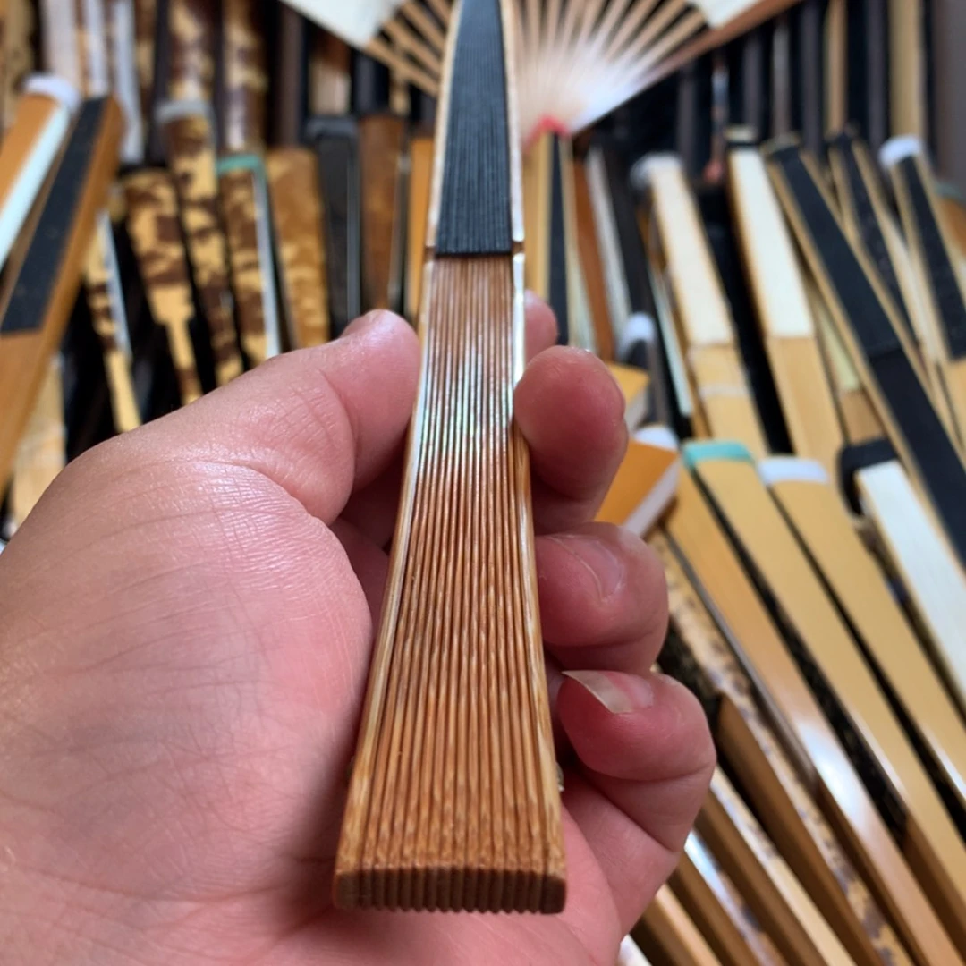 【闪购商品】扇子骑*人手工制作明式燕尾折扇