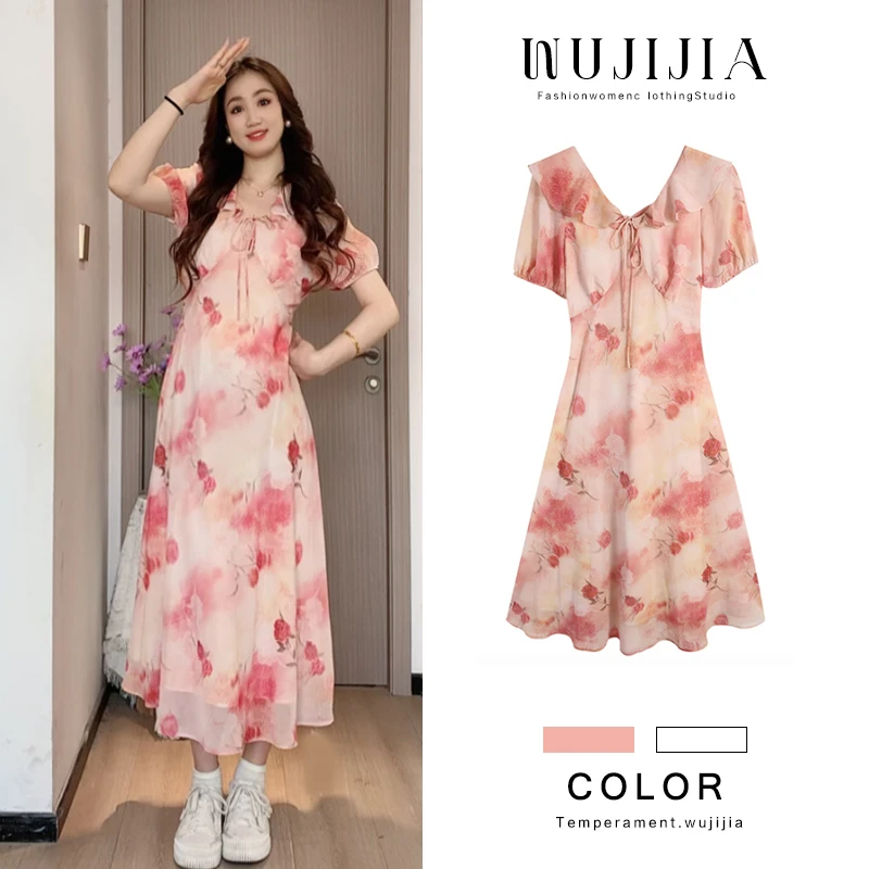 粉色连衣裙ZL108618