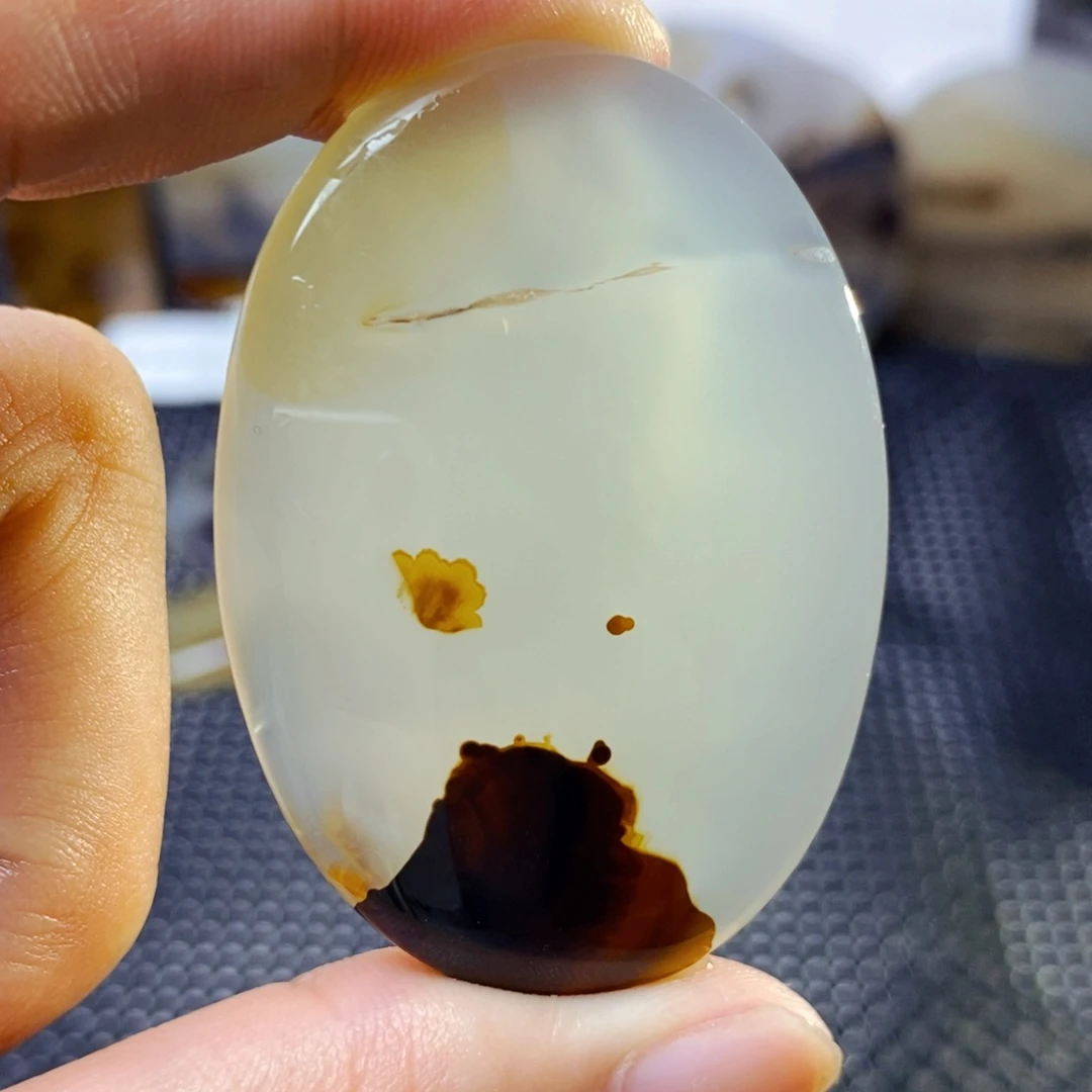 未镶嵌玛瑙/玉髓珠宝半成品