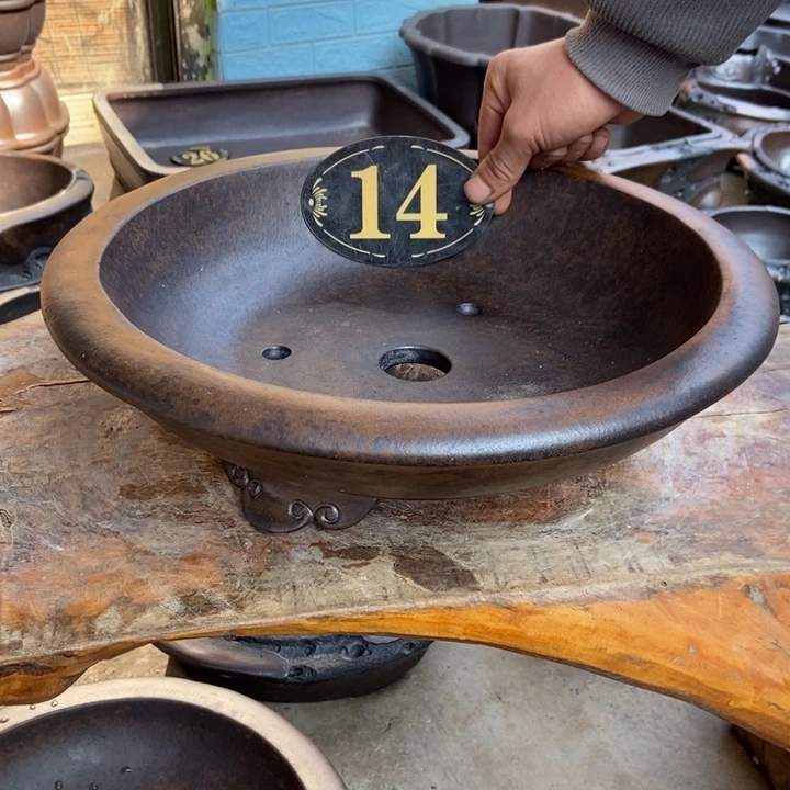 深***弹杨冬益紫砂花盆5689