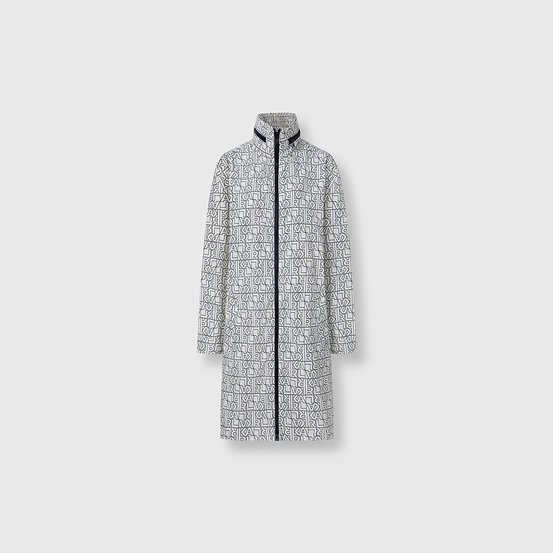 【诗语专属】KARLLAGERFELD春季新款KL印花休闲夹克女22UW1500