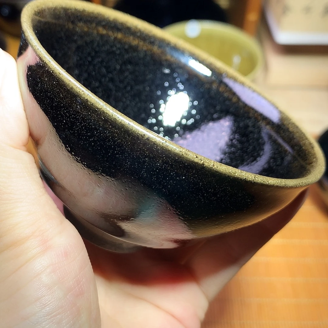 茶盏柴烧乌金茶盏