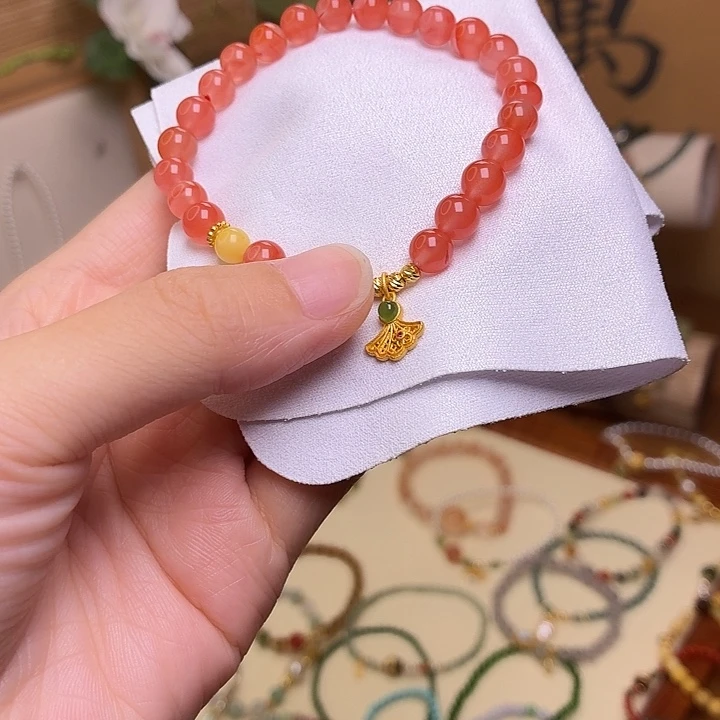 未镶嵌手链南红玛瑙手链