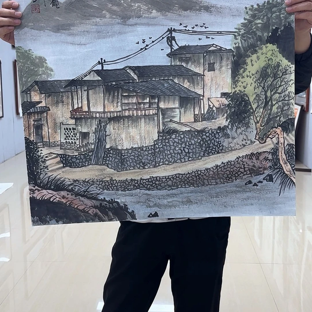 国画国画作品多次
