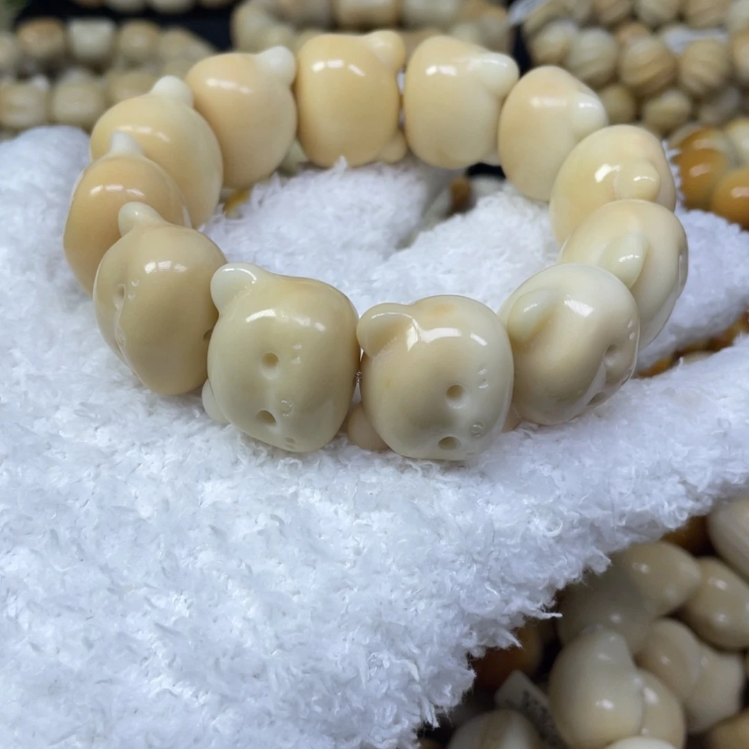 菩提根/象牙果手串11.19.19微瑕萌熊