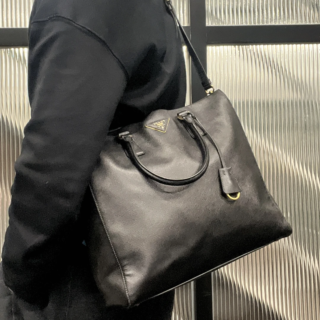 95新 Prada/普拉达 【涛】24AD12 黑色单肩包