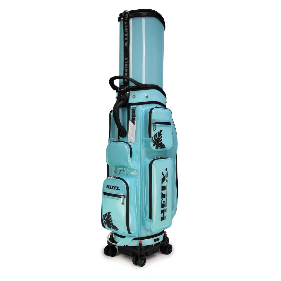 Helix时尚透明高尔夫球包伸缩万向轮抗压航空托运包 多巴胺系列