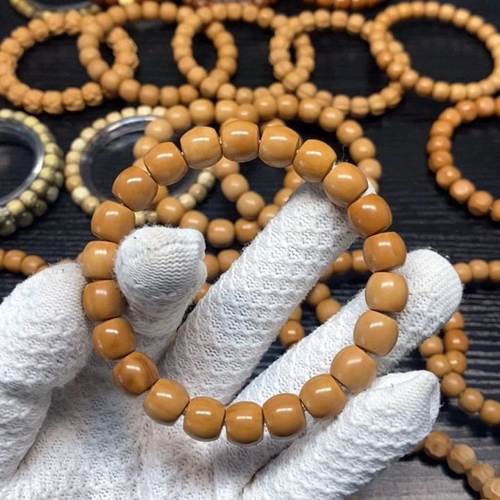 猴头核桃手串猴头核桃直切瑕疵10.2