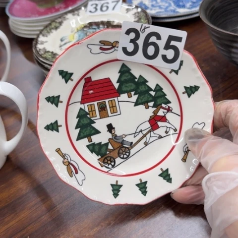 泥塑小盘子微瑕品