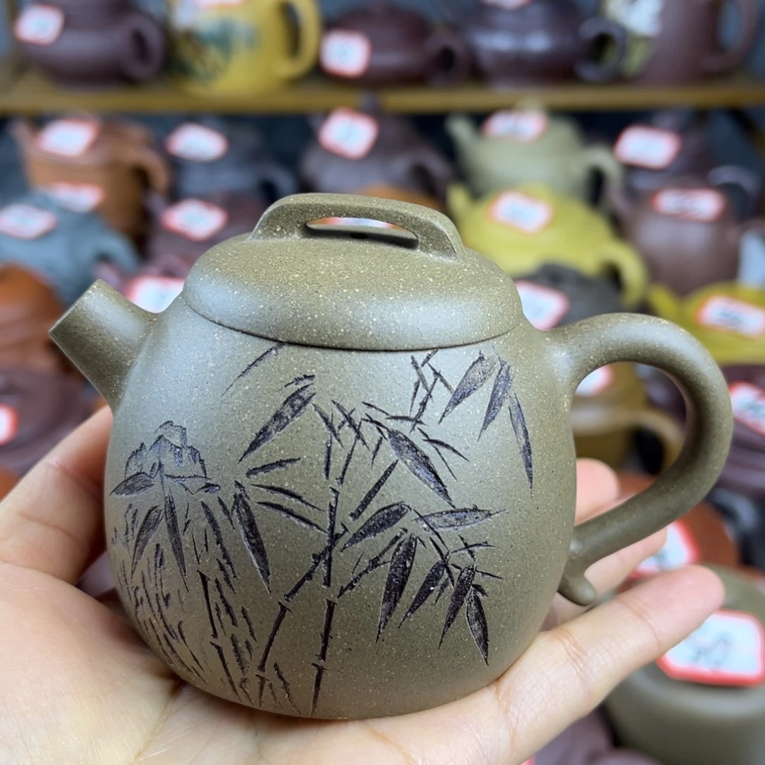 紫砂茶壶宜兴紫砂壶巨轮