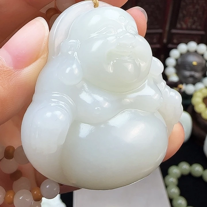 和田玉挂件未镶嵌定制发货