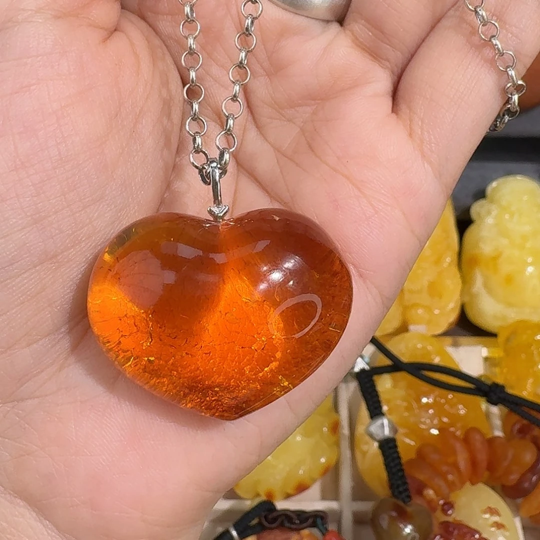 用***7琥珀未镶嵌裸石你