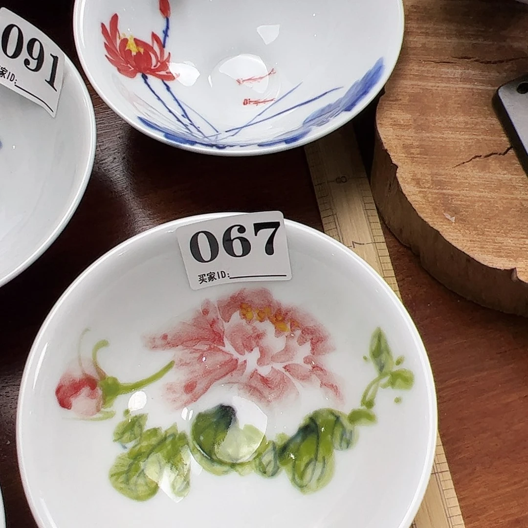 瓷片景德镇陶瓷手工手绘制作