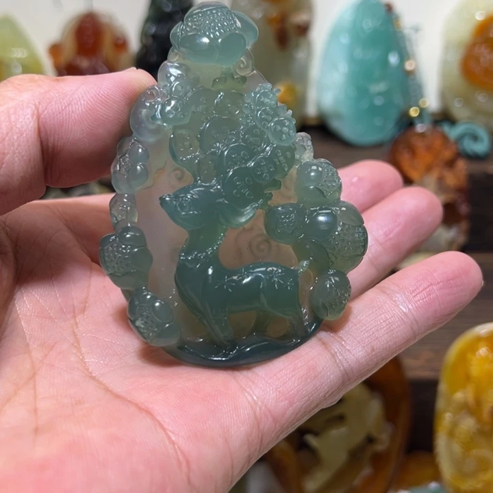 岫玉未镶嵌吊坠(不含链)