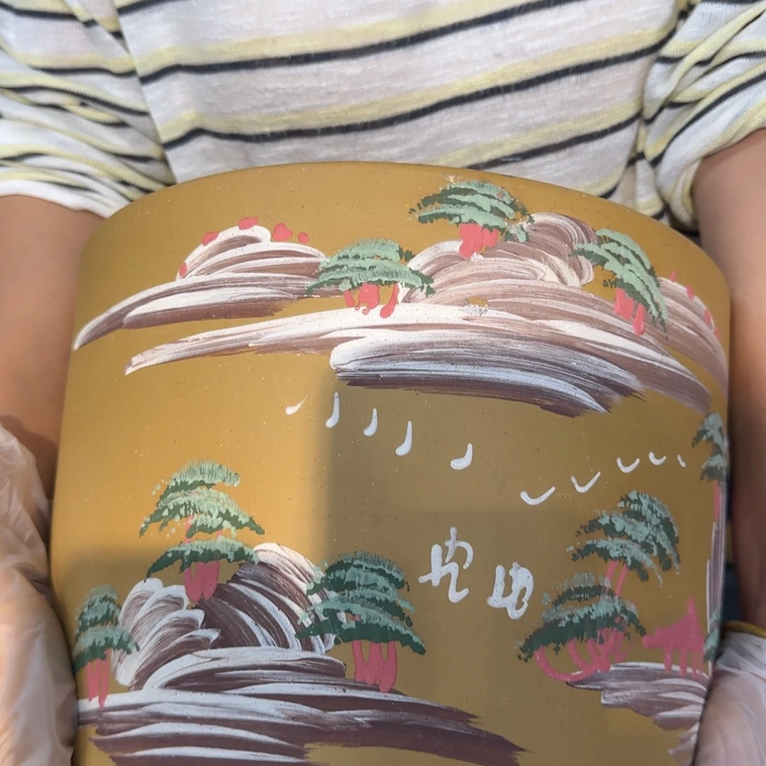 紫砂花盆紫砂口径25