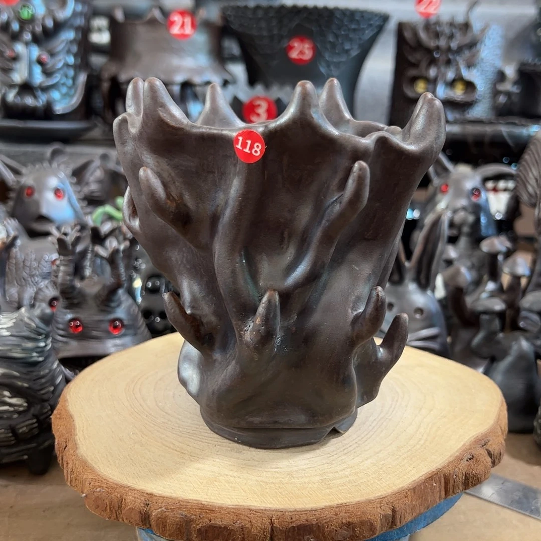 118号，微瑕手捏，内口10外高13