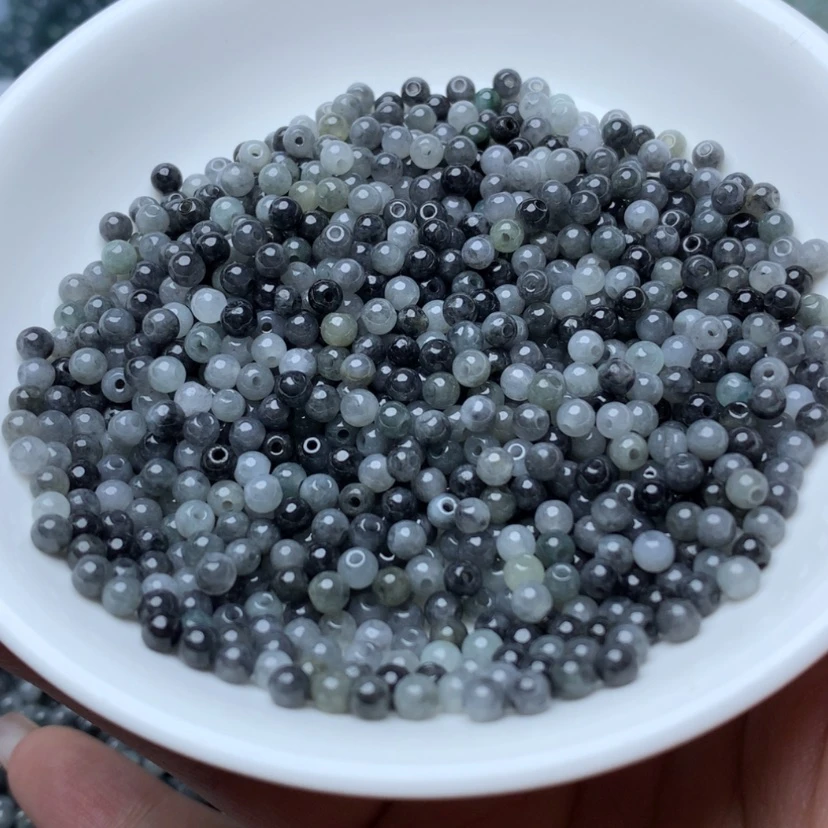 【闪购商品】未镶嵌手链翡翠卡3.5冰乌鸡100颗