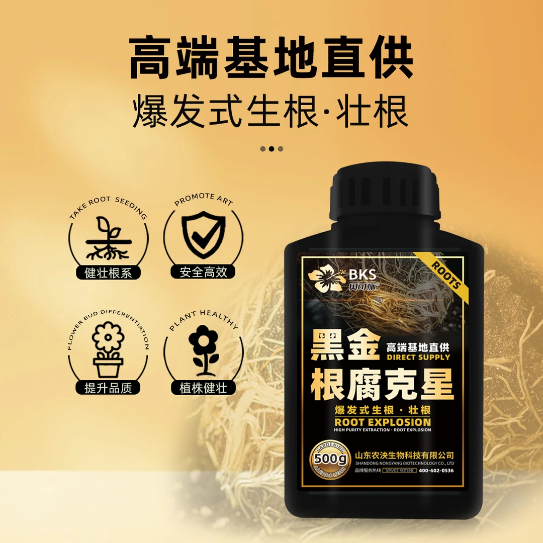 贝可施黑金根腐克星烂根急救专用肥激活根系家庭园艺