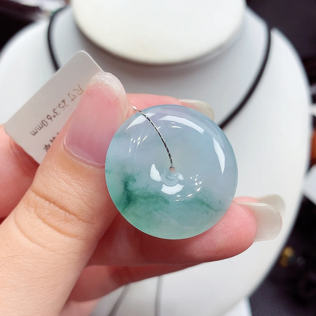 翡翠未镶嵌颈饰翡翠29，25.3/6
