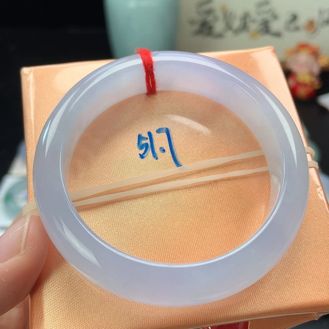 未镶嵌手镯翡翠32号冰紫