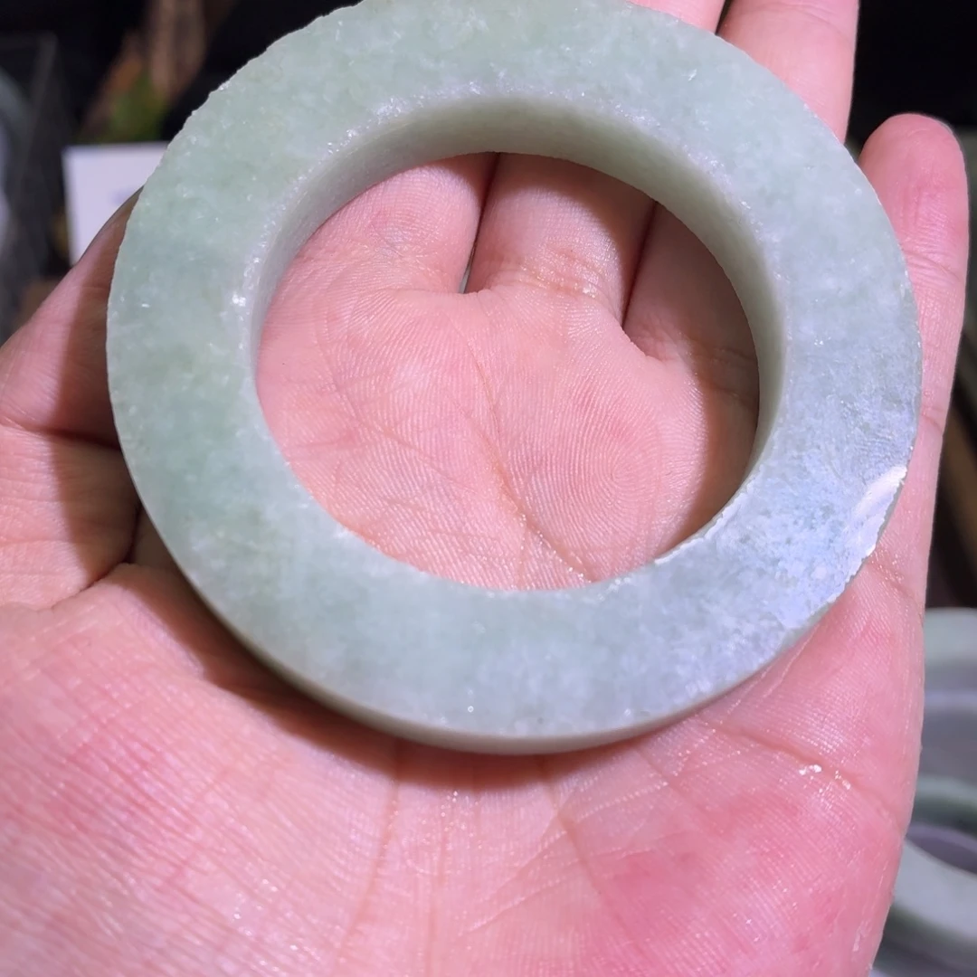 定制翡翠未镶嵌缅甸翡翠A货手镯毛胚定制