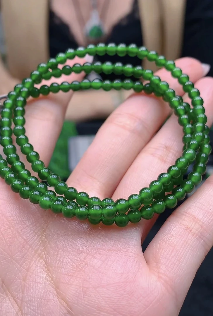 天然A货翡翠项链