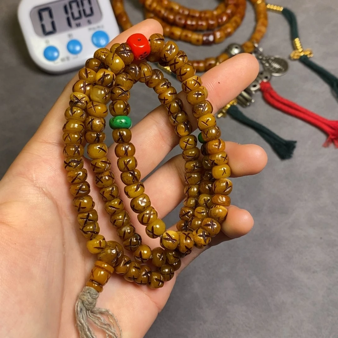 琉璃颈饰石**案琉璃手串手链