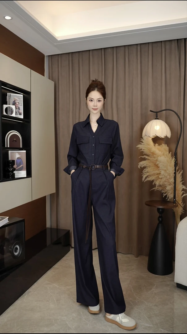 【LINLIN专属】高端秋季新款韩版时尚气质女显瘦休闲风套装