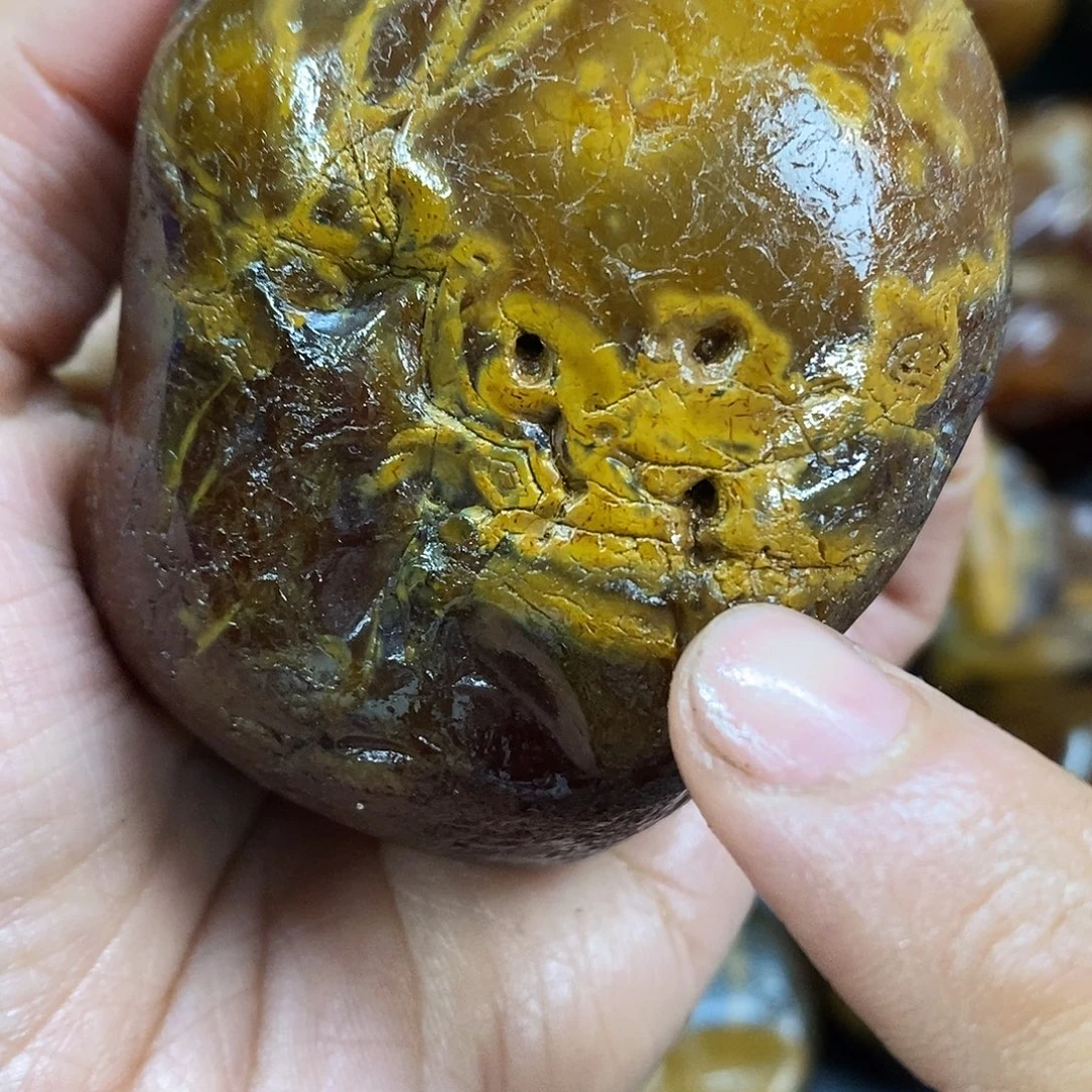 玛瑙/玉髓未镶嵌手把件