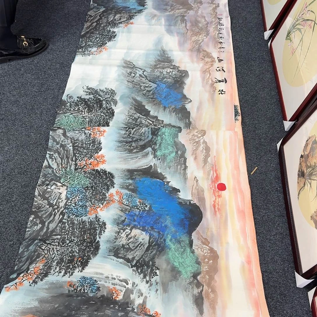 纯手绘国画作品作品