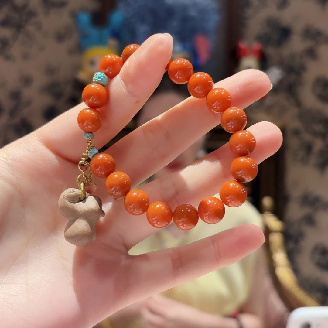 南红玛瑙未镶嵌手串