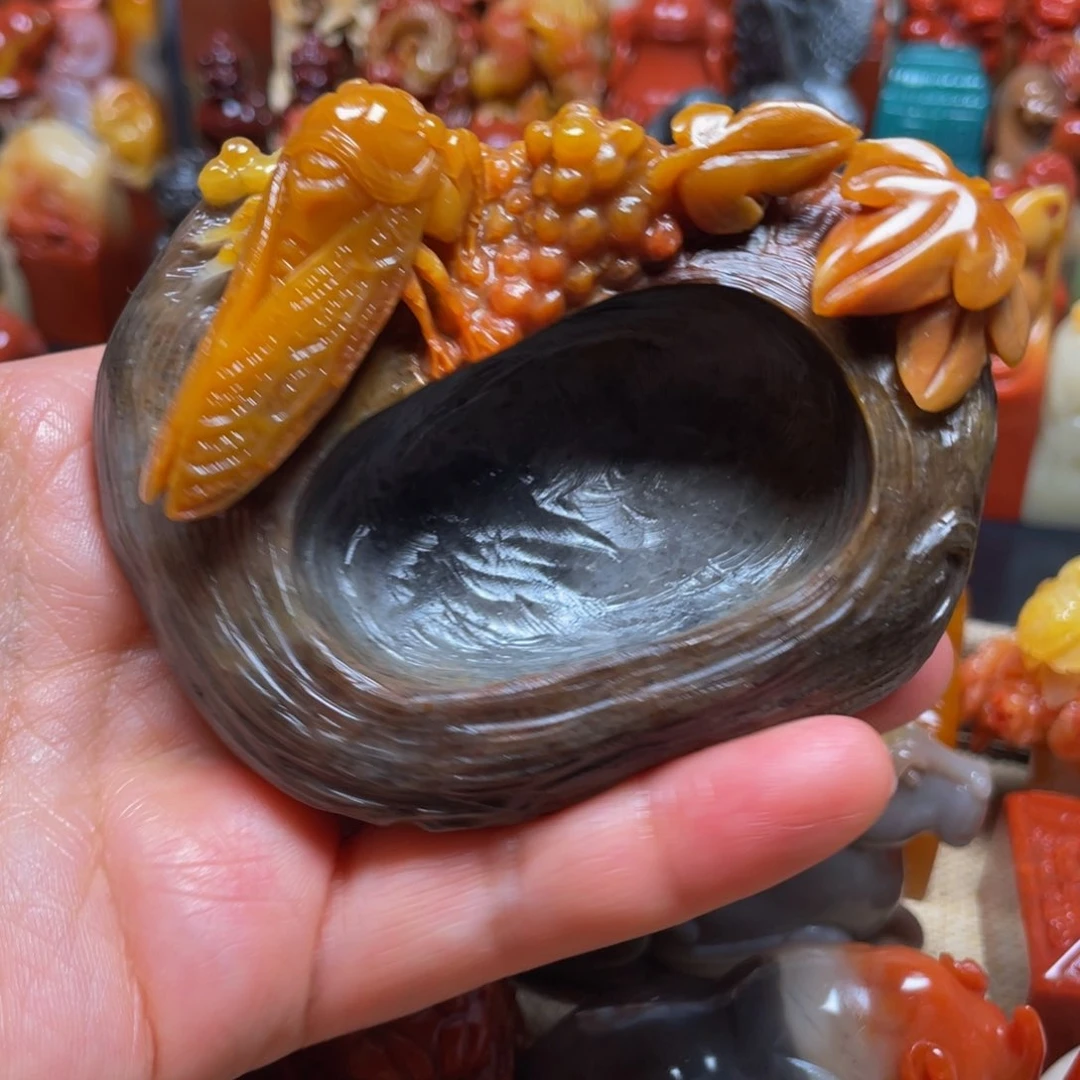 昌化石印石精美芙蓉