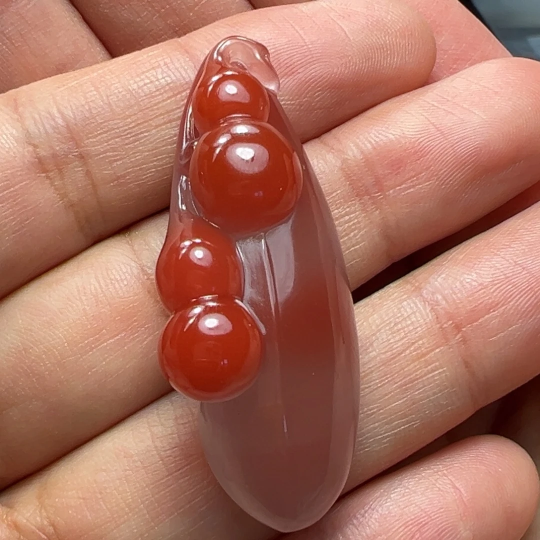 南红玛瑙未镶嵌吊坠