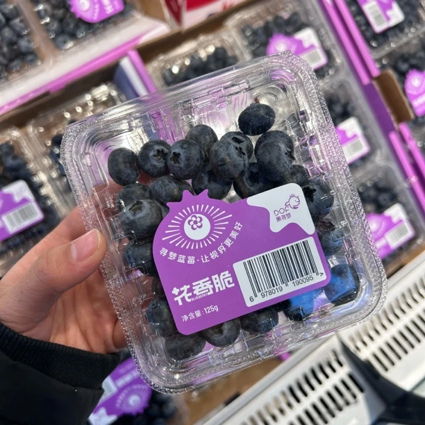 果寻梦·花香脆蓝莓一盒（125g）18mm颗粒 产地云南