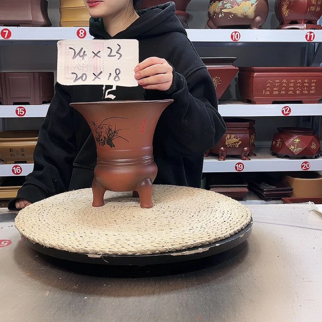 紫砂花盆紫砂花盆